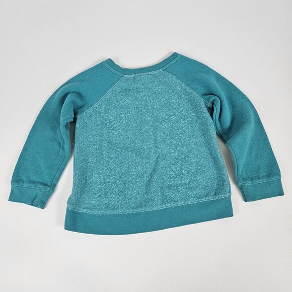 Disney Store Japan‎ Girl’s Sweatshirt Blue the Little Mermaid Crewneck Size 4 - Picture 2 of 5